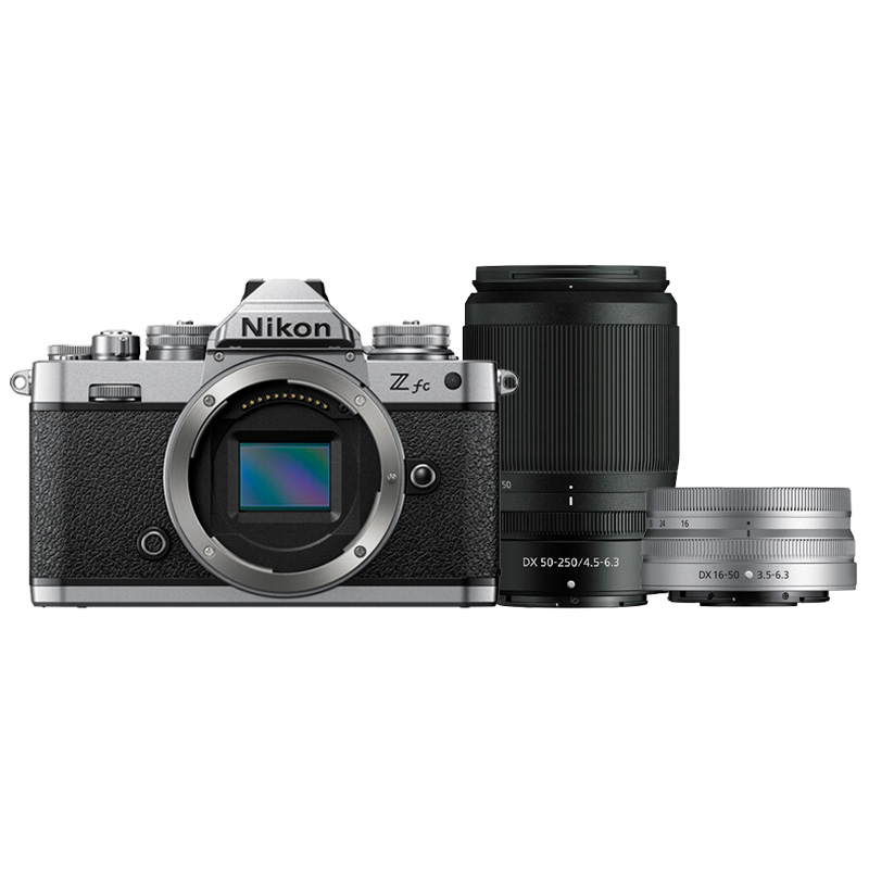 Nikon Z fc + DX 16-50 Argent + DX 50-250